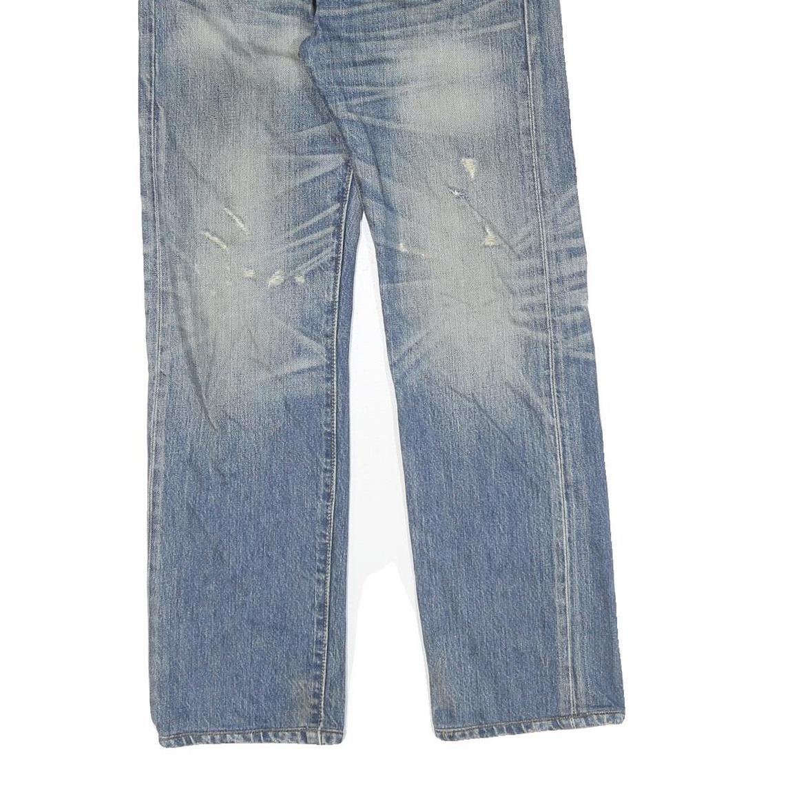 LEVI'S 501 Mens Jeans Blue Regular Straight Denim Medium W28 L27 Classic Zip