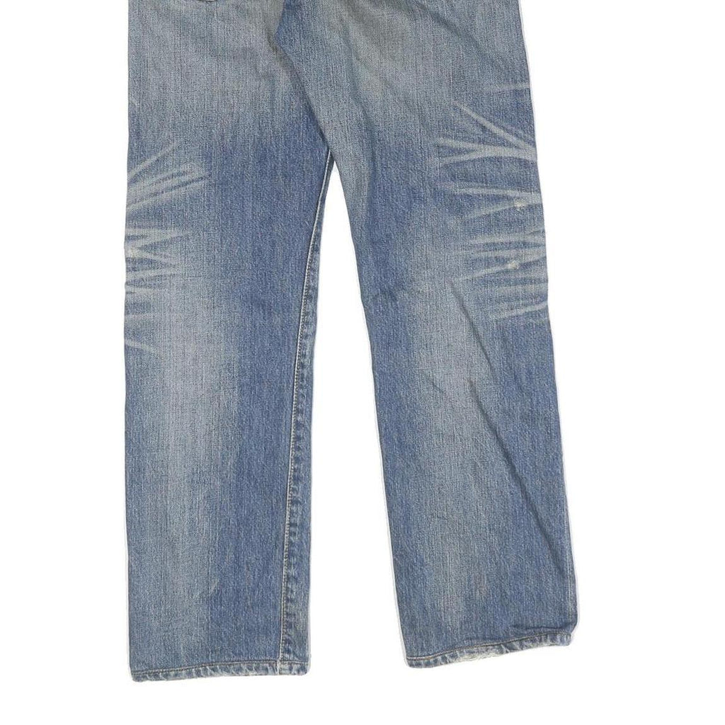 LEVI'S 501 Mens Jeans Blue Regular Straight Denim Medium W28 L27 Classic Zip