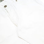 ARMANI JEANS Mens White Regular Fit Straight Denim Jeans W32 L29 Button Closure