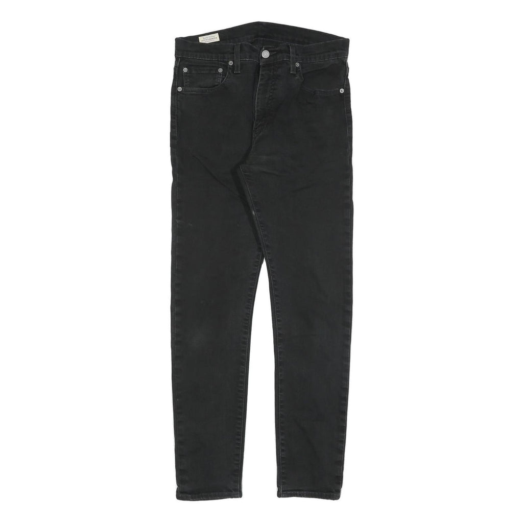 LEVI'S 512 BIG E Mens Jeans Black Slim Skinny Denim Medium W32 L32 Slim Fit