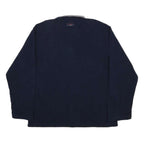 TOMMY JEANS Mens Navy & Grey Jacket XL Polyester Plain Zip Casual Warm
