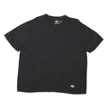 DICKIES Womens Black Short Sleeve Crew Neck Classic T-Shirt L Cotton Blend