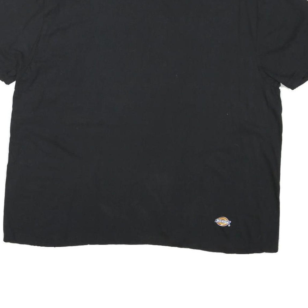 DICKIES Womens Black Short Sleeve Crew Neck Classic T-Shirt L Cotton Blend