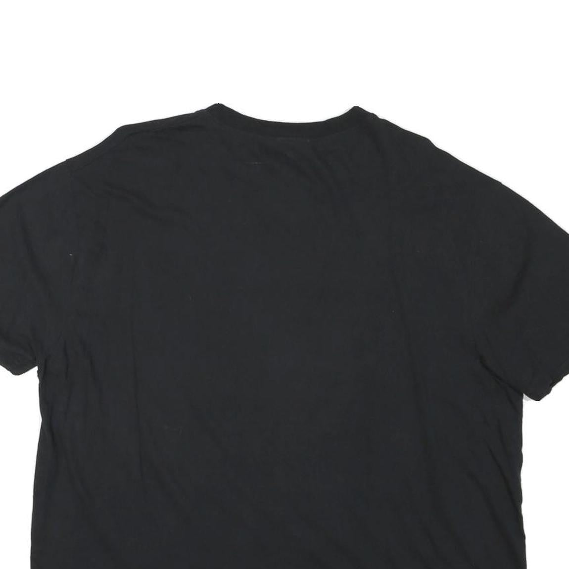 DICKIES Womens Black Short Sleeve Crew Neck Classic T-Shirt L Cotton Blend