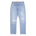 LEVI'S 501 BIG E Womens Jeans Blue Regular Straight Denim Light W28 L30