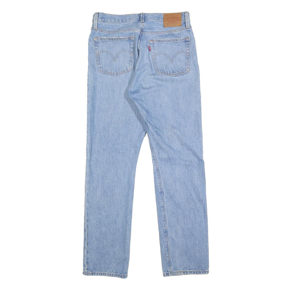 LEVI'S 501 BIG E Womens Jeans Blue Regular Straight Denim Light W28 L30
