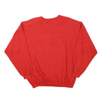 IPSO FACTO Mens Red Sweatshirt L Cotton Blend Crew Neck Casual Pullover