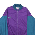 COLUMBIA Womens Purple & Blue Jacket XL Polyester Blend Zip Bomber Casual