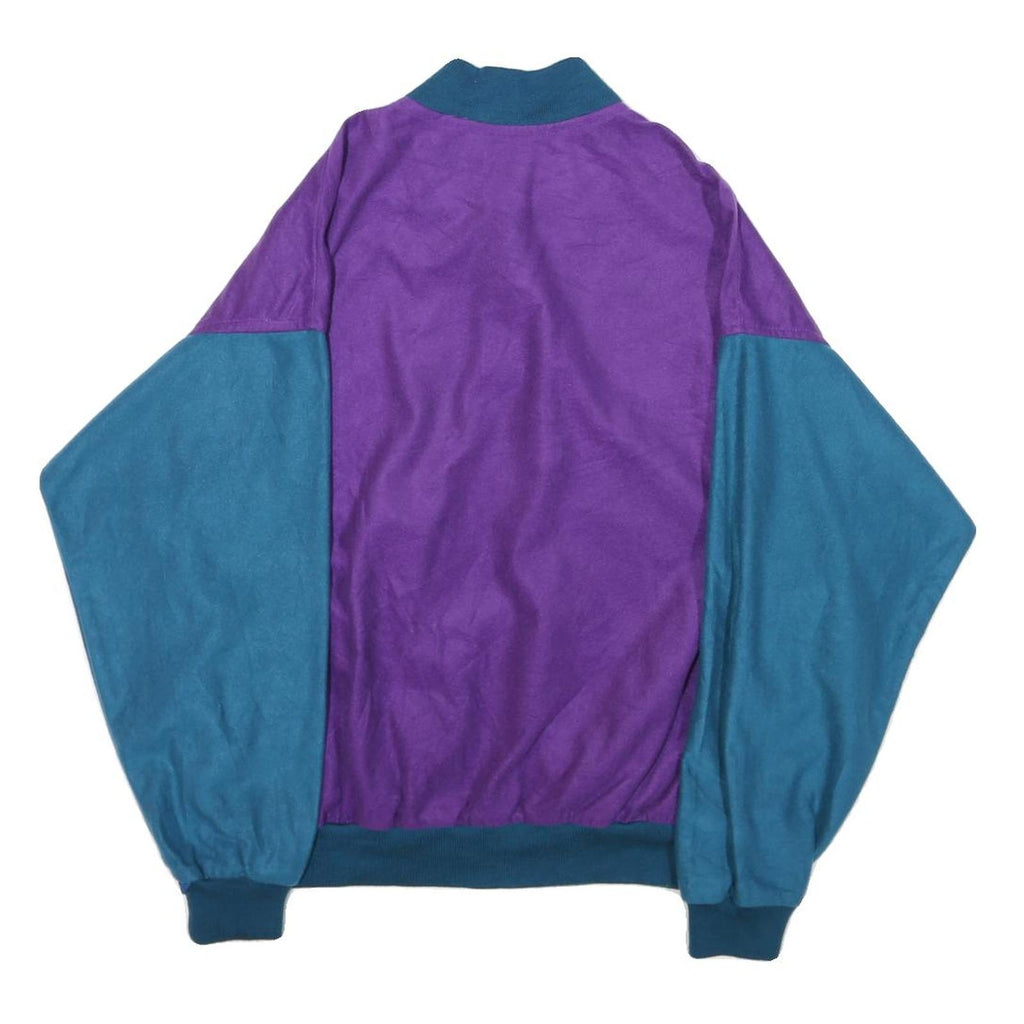 COLUMBIA Womens Purple & Blue Jacket XL Polyester Blend Zip Bomber Casual