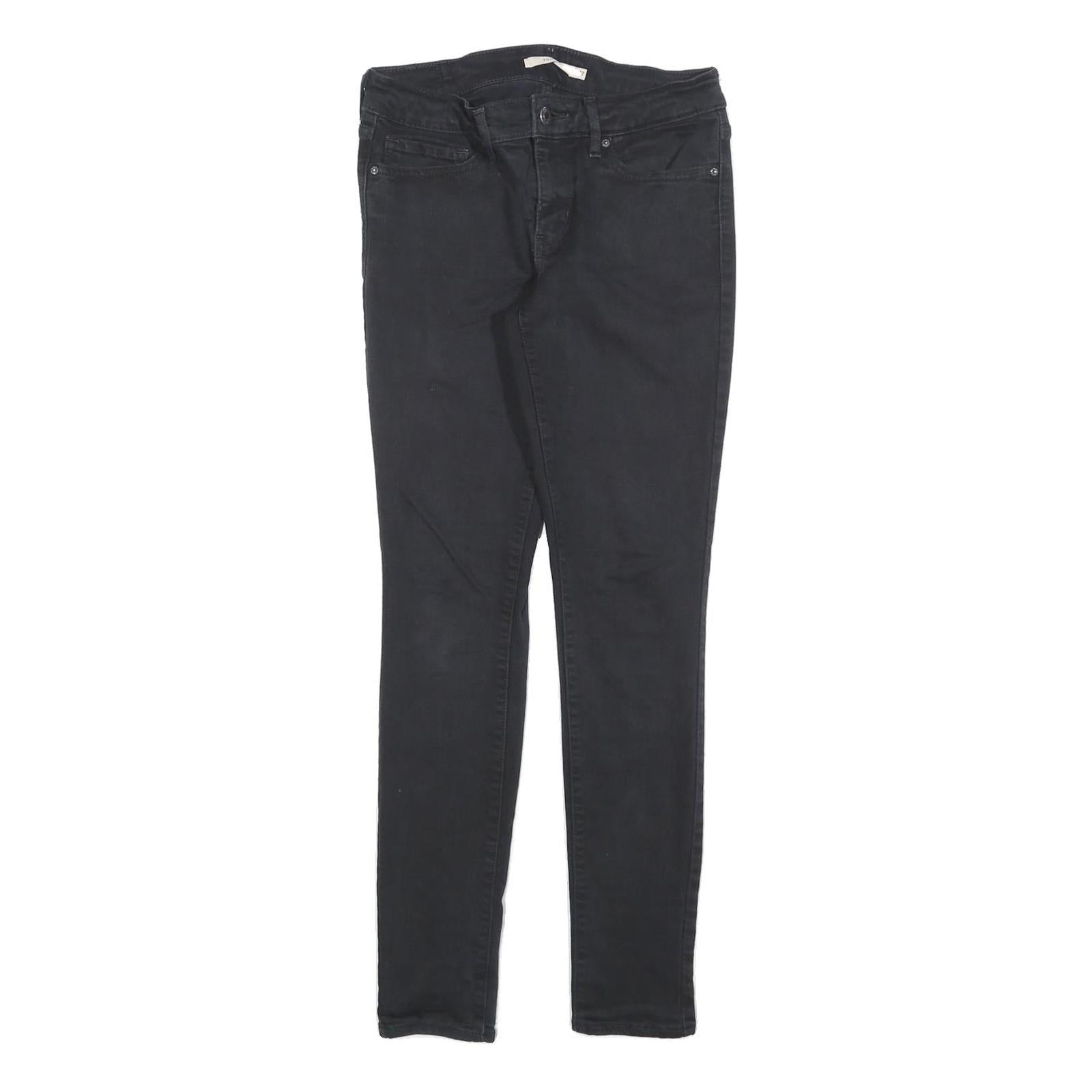 LEVI'S 711 Womens Slim Skinny Denim Dark W27 L28 Stretch Cotton Blend Jeans