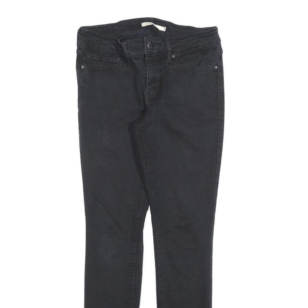 LEVI'S 711 Womens Slim Skinny Denim Dark W27 L28 Stretch Cotton Blend Jeans