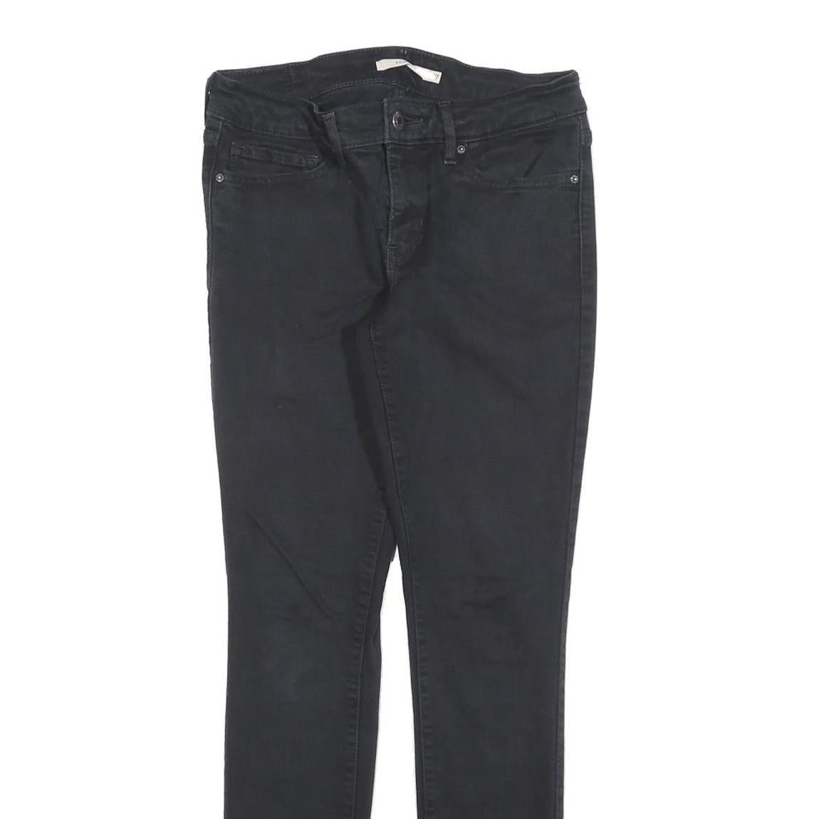 LEVI'S 711 Womens Slim Skinny Denim Dark W27 L28 Stretch Cotton Blend Jeans