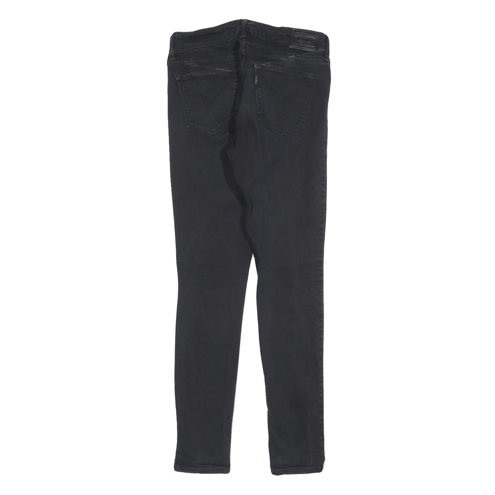 LEVI'S 711 Womens Slim Skinny Denim Dark W27 L28 Stretch Cotton Blend Jeans