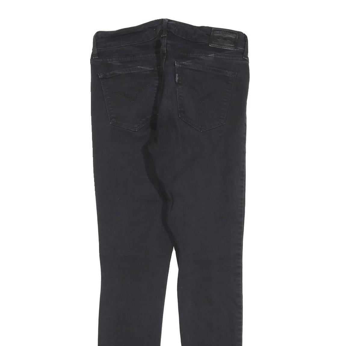 LEVI'S 711 Womens Slim Skinny Denim Dark W27 L28 Stretch Cotton Blend Jeans