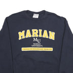 CHAMPION Mens Navy Blue Marian University Crew Neck XL College Sweatshirt