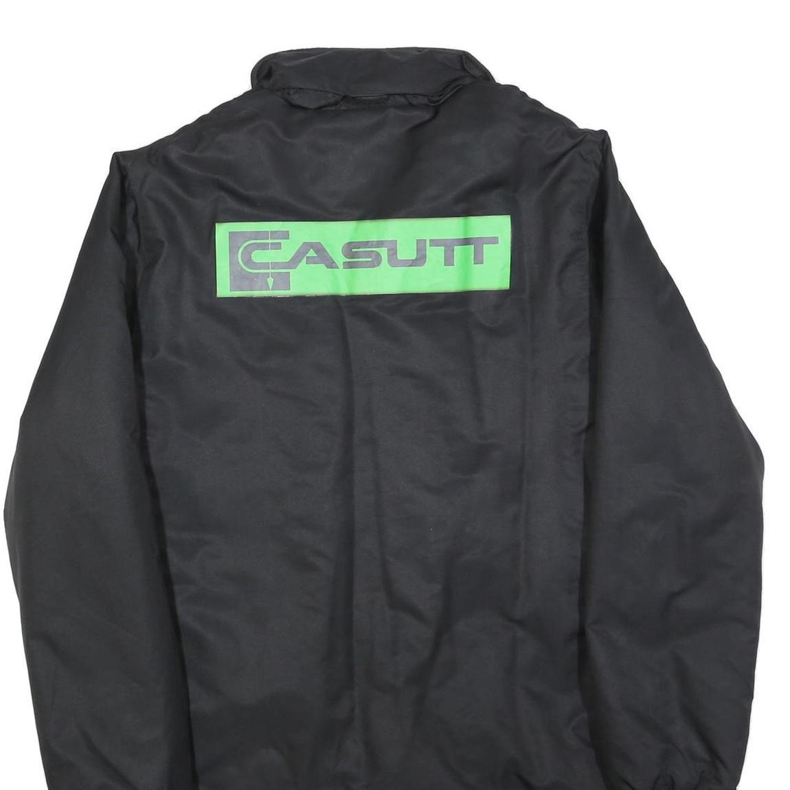 ERIMA Mens Black Sport Jacket L Polyester Blend Plain Zip Casual Lightweight