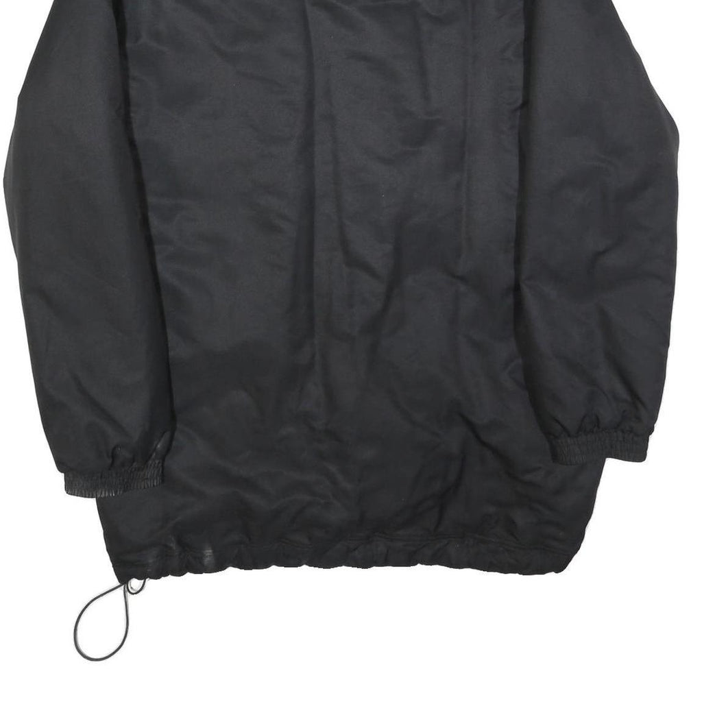 ERIMA Mens Black Sport Jacket L Polyester Blend Plain Zip Casual Lightweight