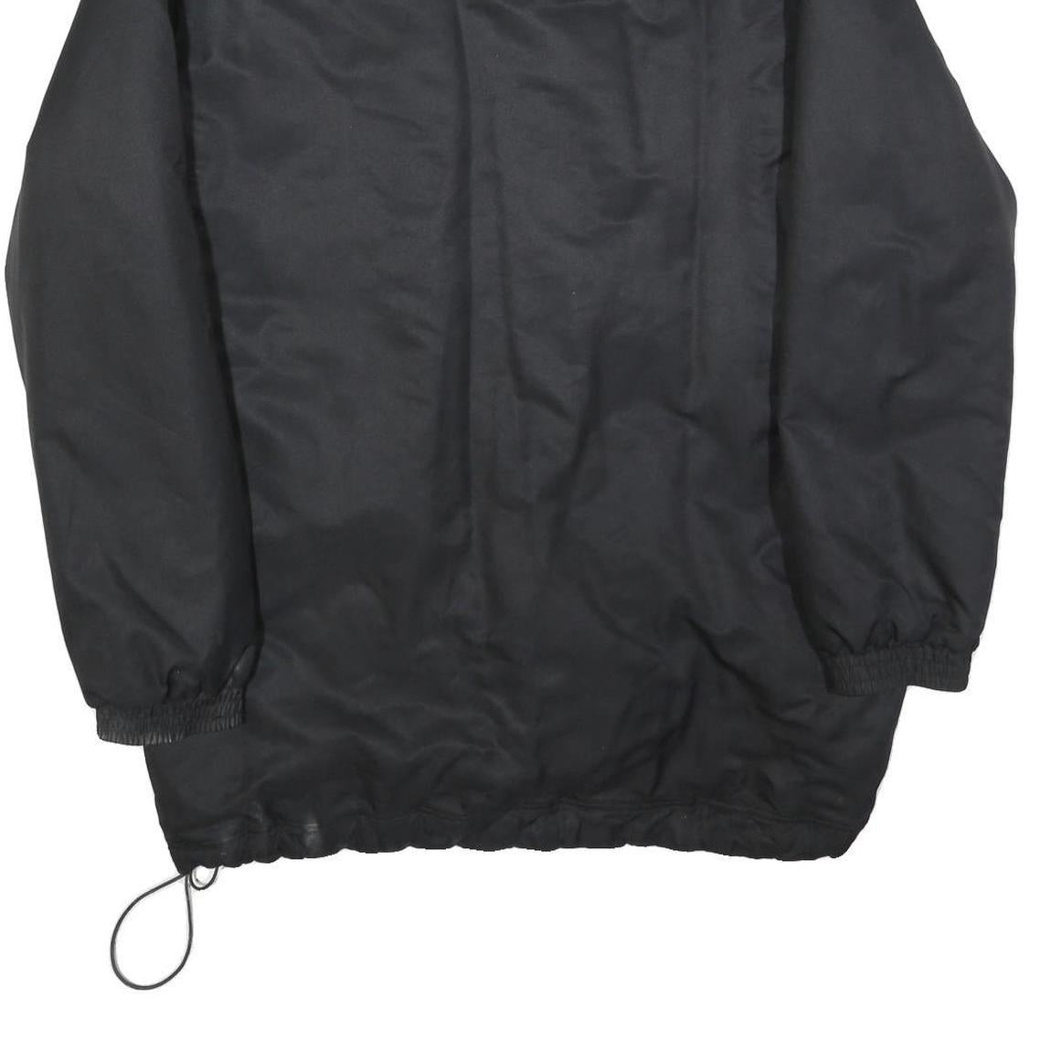 ERIMA Mens Black Sport Jacket L Polyester Blend Plain Zip Casual Lightweight