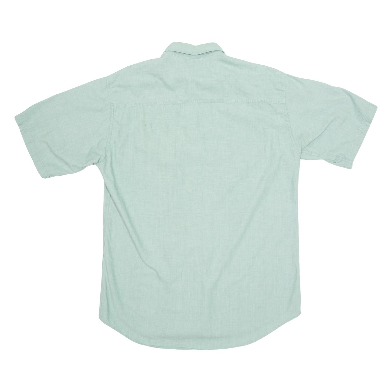 NEW TASTE Mens Plain Shirt Green M