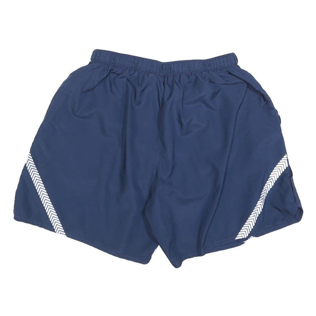 Womens Navy Blue Plain U.S. Air Force Casual Polyester Shorts M W26