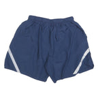 Womens Navy Blue Plain U.S. Air Force Casual Polyester Shorts M W26