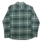 CARHARTT Mens Green & White Check Shirt L Rugged Flex Durable Workwear