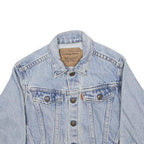 LEVI'S Boys Blue Denim Jacket 3Y Cotton Button Closure Classic Fit Casual