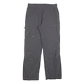 JACK WOLFSKIN Womens Polyester Blend Grey Regular Fit Straight Leg Trousers W30