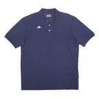 KAPPA Mens Navy Blue Polo Shirt Short Sleeve Cotton 2XL Casual Basic