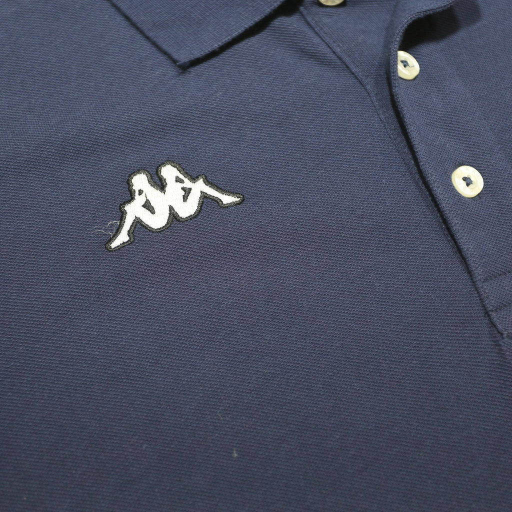 KAPPA Mens Navy Blue Polo Shirt Short Sleeve Cotton 2XL Casual Basic