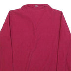 BERGHAUS Womens Pink Polyester Plain Pullover Jumper UK 14 Outdoor Fleece