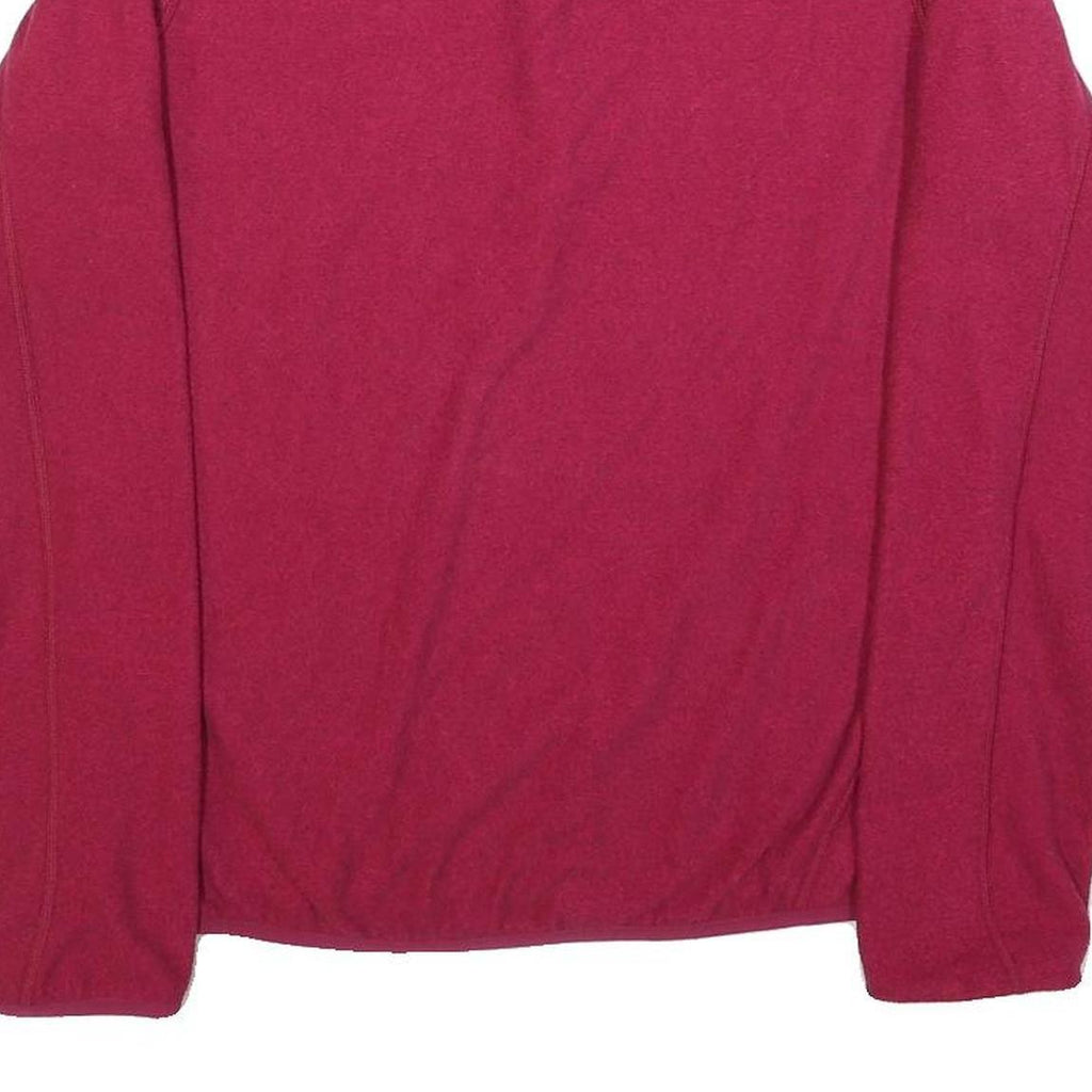 BERGHAUS Womens Pink Polyester Plain Pullover Jumper UK 14 Outdoor Fleece