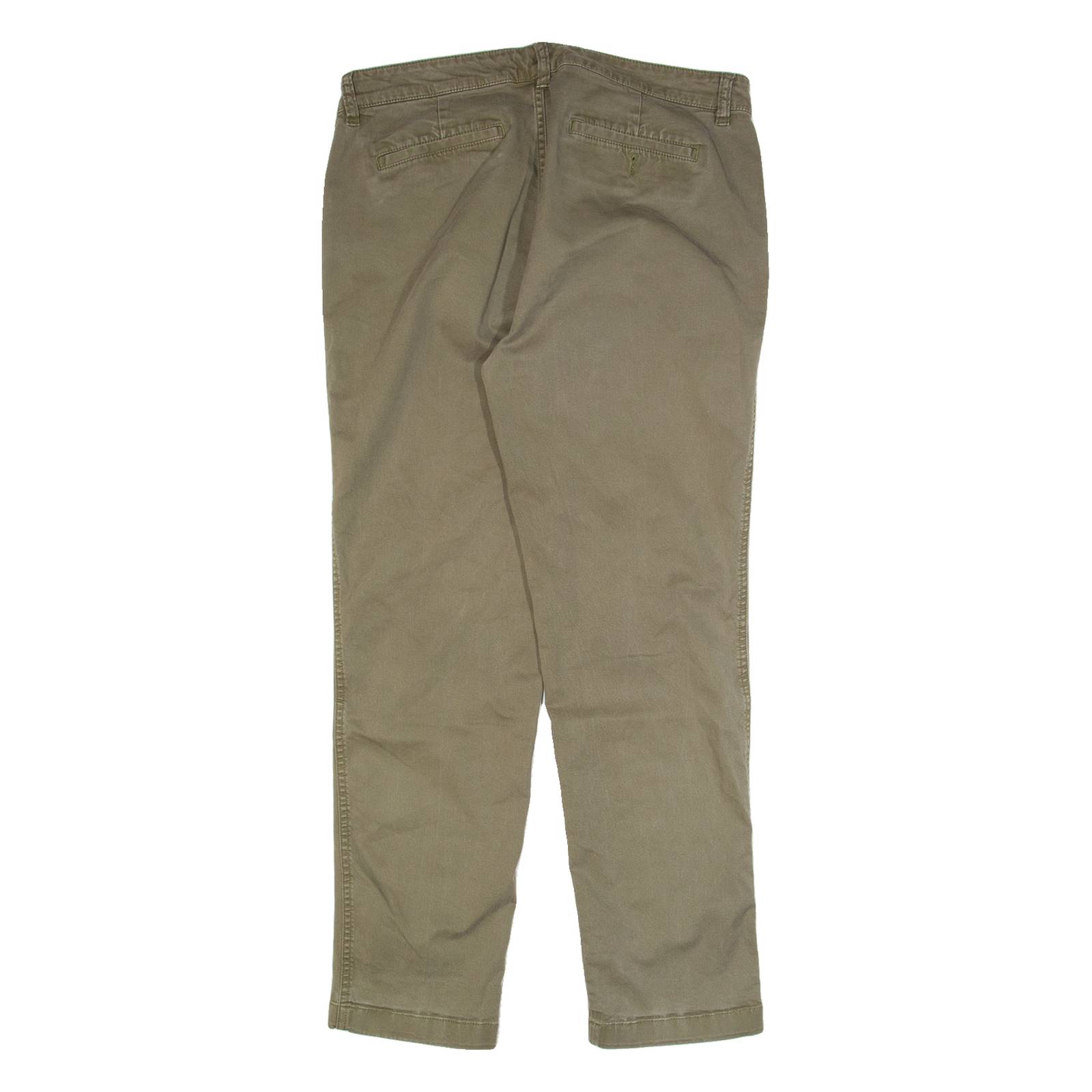 LAUREN RALPH LAUREN Chino Womens Trousers Green Slim Tapered W32 L27