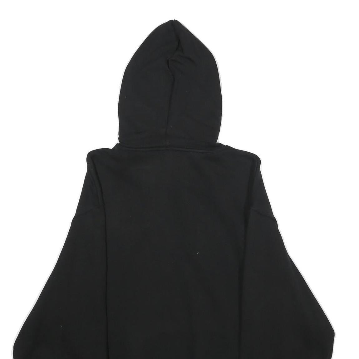 KARL KANI Womens Black Hoodie XXS Cotton Casual Pullover Sweatshirt