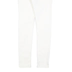 LEVI'S Womens Slim White Jeans Cotton Blend Zip W25 L29 Classic Skinny Fit