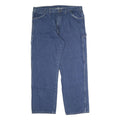 DICKIES Mens Blue Regular Fit Straight Denim Jeans W42 L31 Workwear Durable