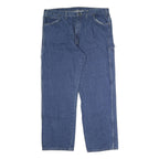 DICKIES Mens Blue Regular Fit Straight Denim Jeans W42 L31 Workwear Durable