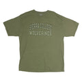 CHAMPION Mens Green Sierra College Wolverines Graphic T-Shirt 2XL Short Sleeve