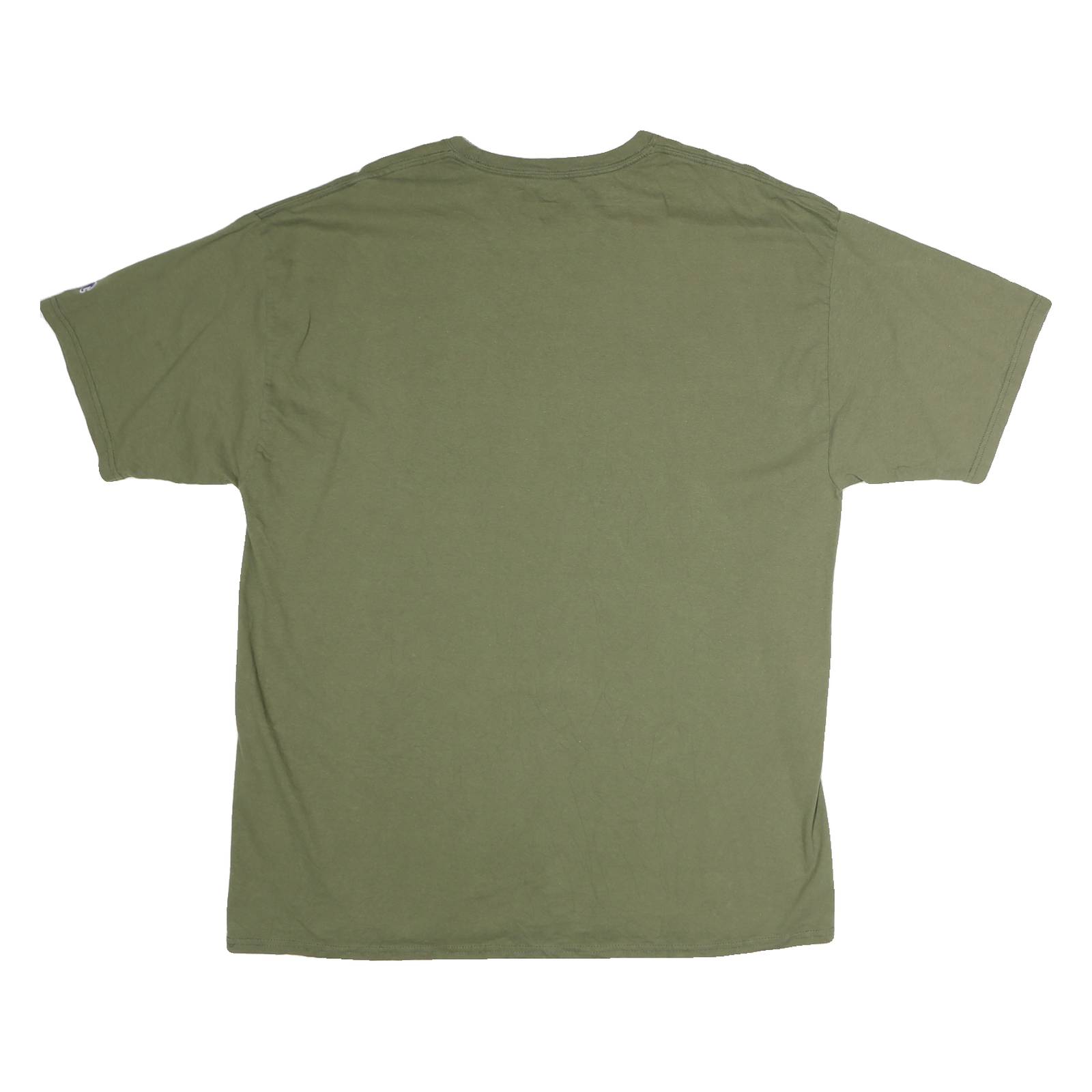 CHAMPION Mens Green Sierra College Wolverines Graphic T-Shirt 2XL Short Sleeve