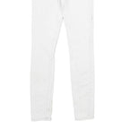 TRUE RELIGION Womens White Slim Skinny Denim Jeans Cotton Blend W23 L30 Stylish