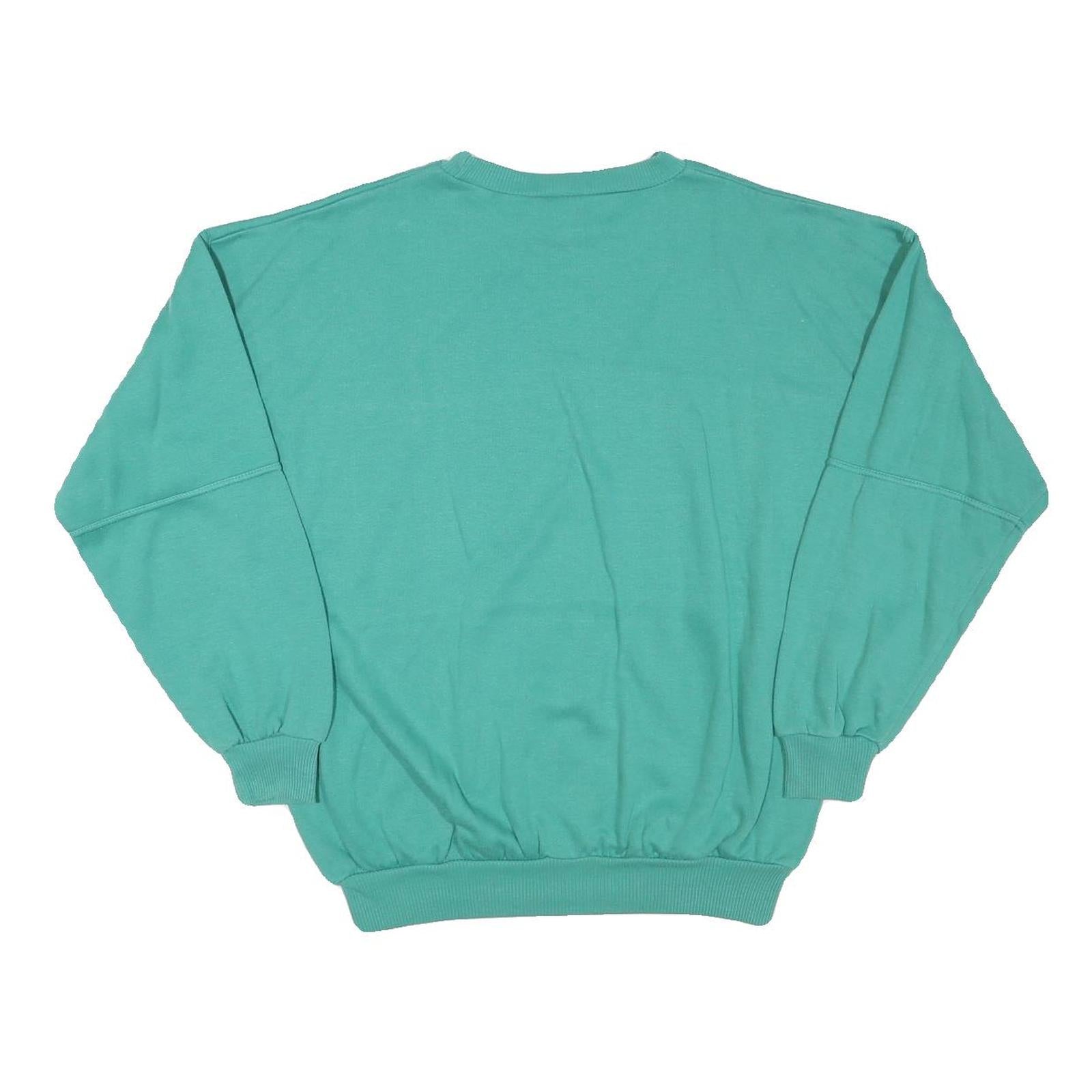 ACKERMANN Mens Blue Crew Neck L Sweatshirt Cotton Blend Pullover Casual Wear