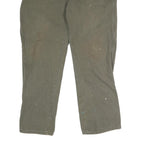 DICKIES Mens Jeans Green Regular Straight Denim Fair W38 L31 Workwear Utility