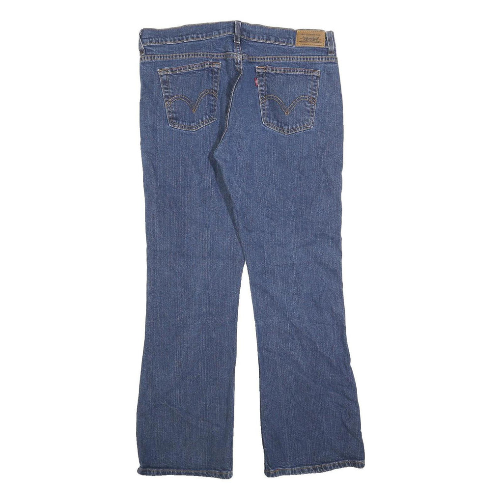 LEVI'S 515 Womens Jeans Blue Regular Straight Denim Medium W34 L30 Classic Fit