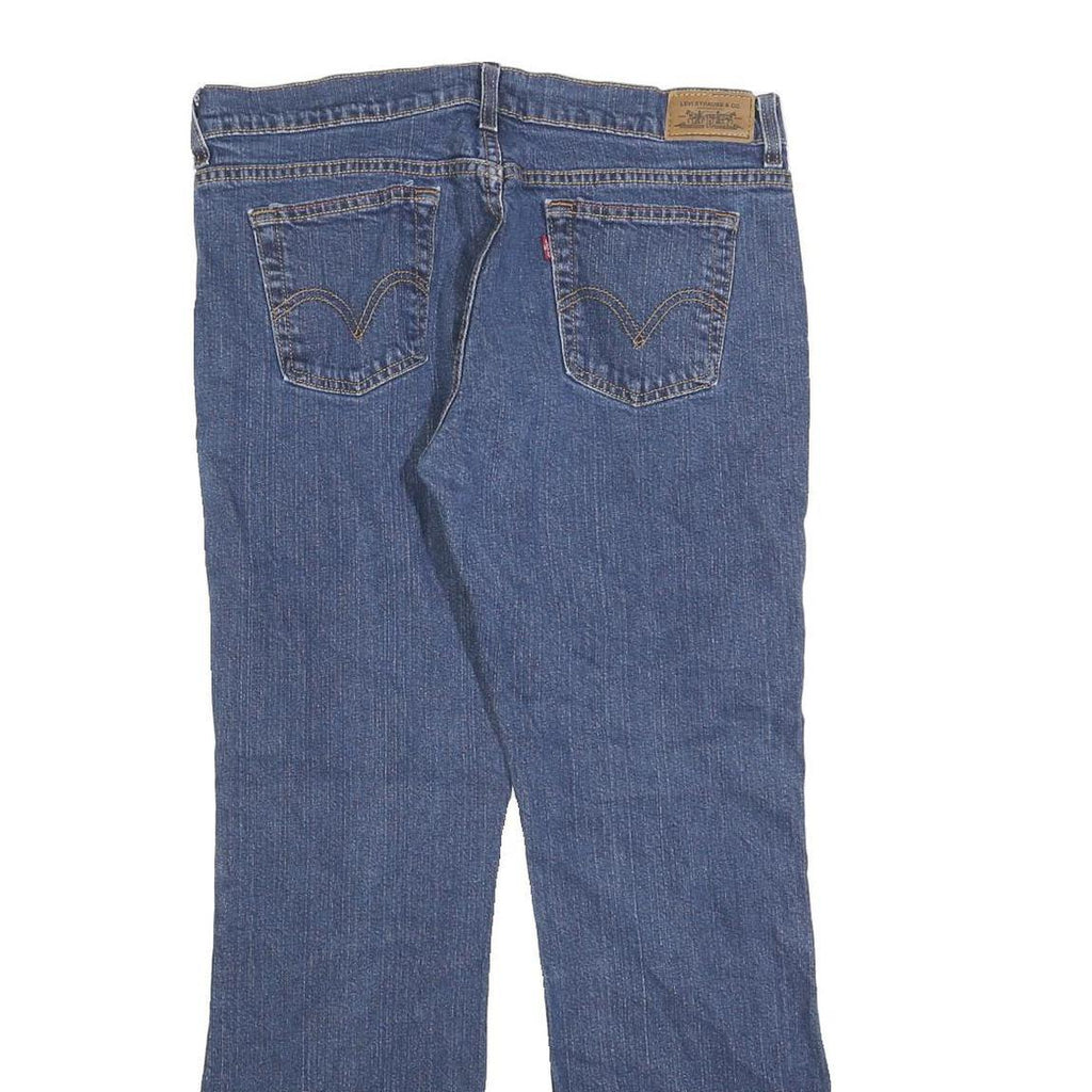 LEVI'S 515 Womens Jeans Blue Regular Straight Denim Medium W34 L30 Classic Fit