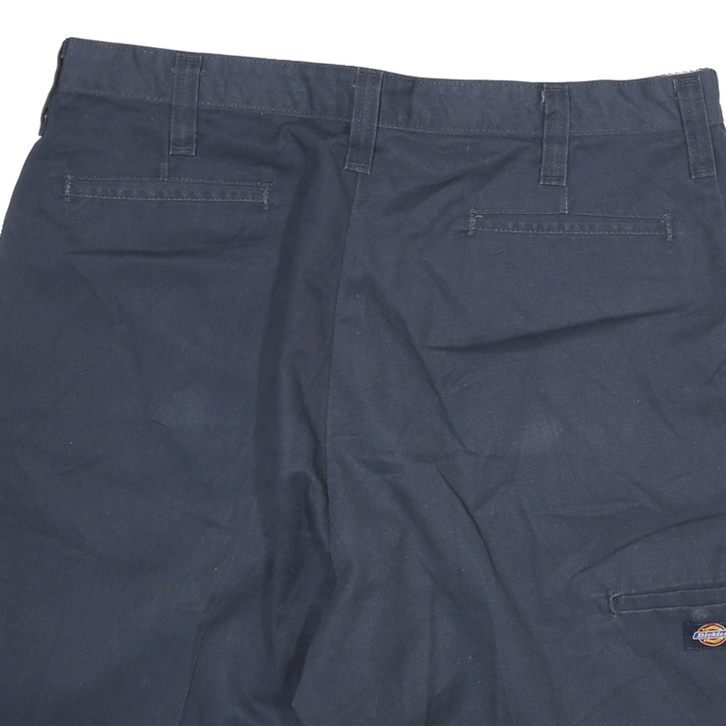 DICKIES Mens Shorts Navy Blue Workwear Relaxed 2XL W36 Cotton Blend