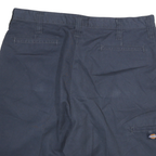 DICKIES Mens Shorts Navy Blue Workwear Relaxed 2XL W36 Cotton Blend