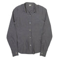 GUARANA BRASIL Womens Plain Shirt Grey Long Sleeve XS