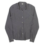 GUARANA BRASIL Womens Plain Shirt Grey Long Sleeve XS
