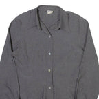 GUARANA BRASIL Womens Plain Shirt Grey Long Sleeve XS