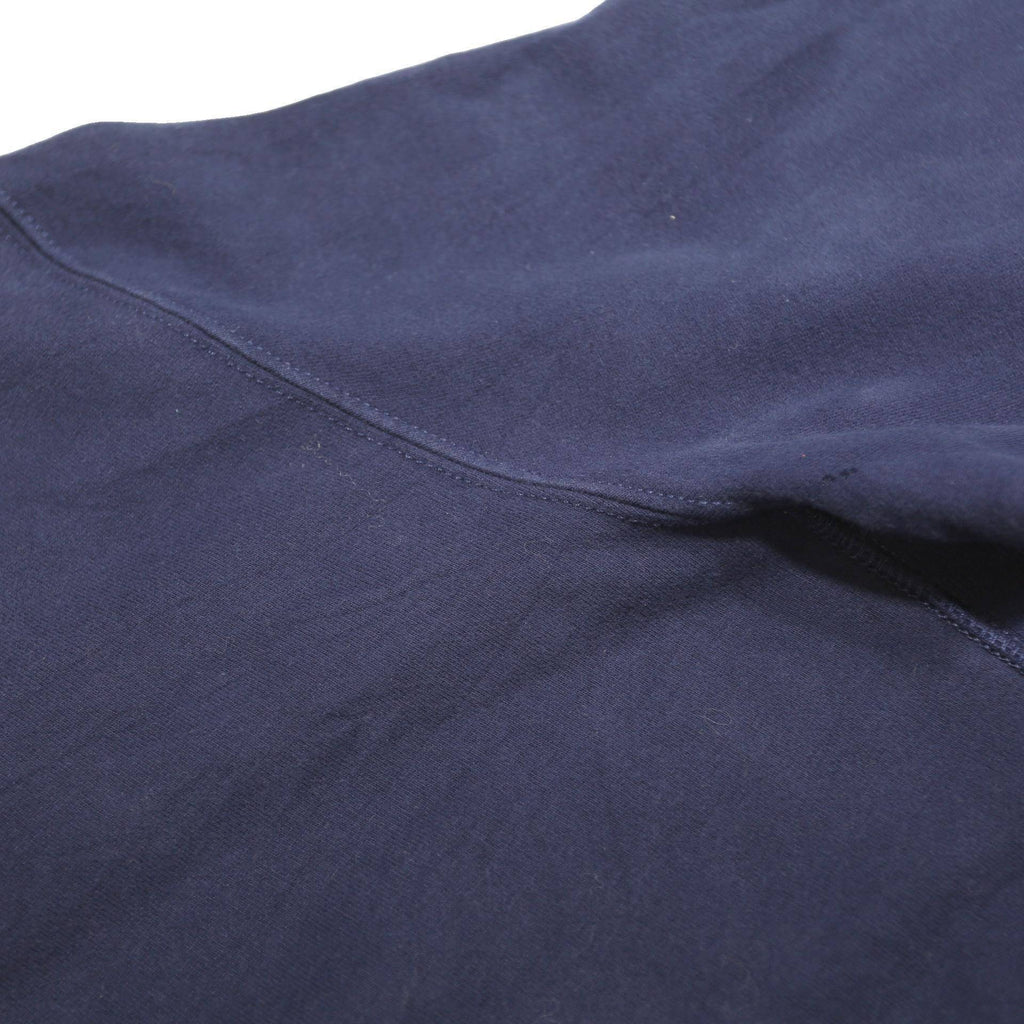 POLO RALPH LAUREN Mens Navy & Yellow 1/4 Zip XL Cotton Blend Sweatshirt